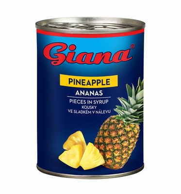 Ananás kúsky v sladkom náleve 